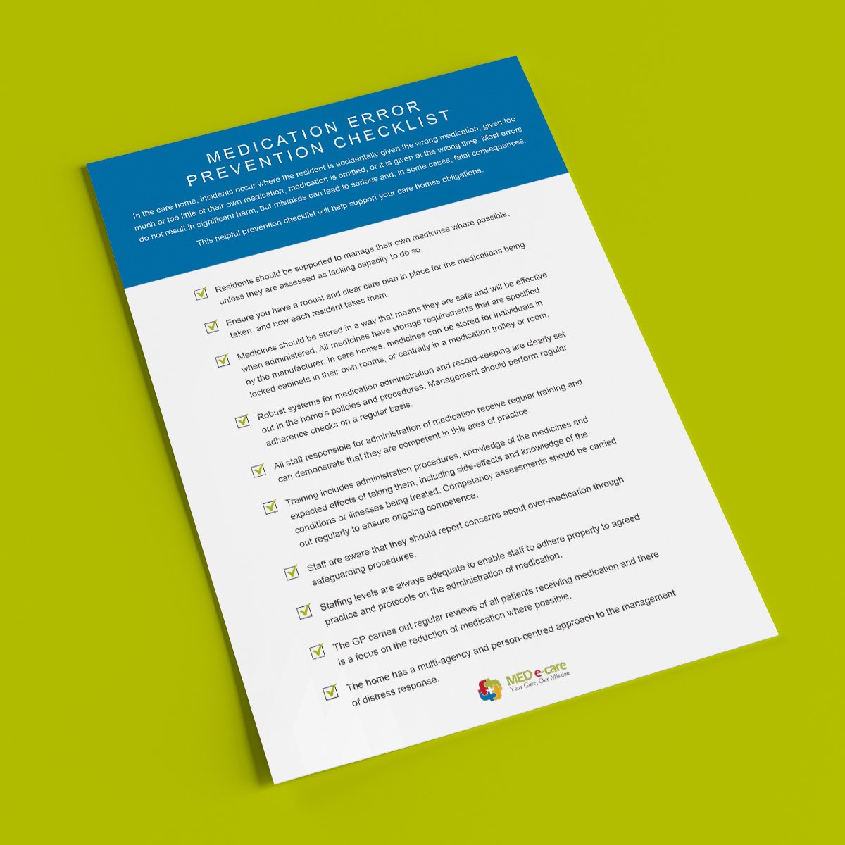 Medication Checklist